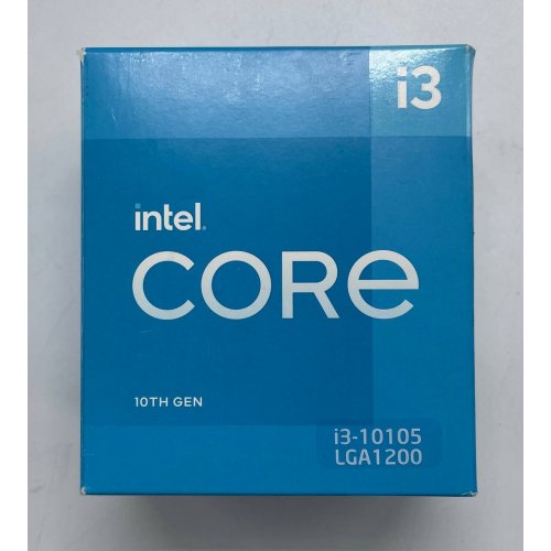Купить Процессор Intel Core i3-10105 3.7(4.4)GHz 6MB s1200 Box (BX8070110105) (Восстановлено продавцом, 631299) с проверкой совместимости: обзор, характеристики, цена в Киеве, Днепре, Одессе, Харькове, Украине | интернет-магазин TELEMART.UA фото