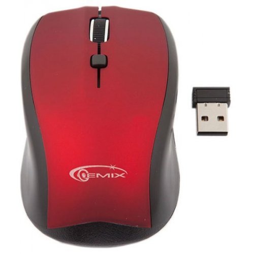 Купити Миша Gemix GM510 Red - ціна в Києві, Львові, Вінниці, Хмельницькому, Франківську, Україні | інтернет-магазин TELEMART.UA фото