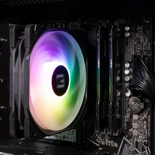 Компьютер HEXO Gaming RTX4060 Pro (HGP-5600N4060-16S1TBK) Black купить в Украине: Киев, Днепр, Харьков, Одесса  | Низкая цена, отзывы, характеристики от TELEMART фото