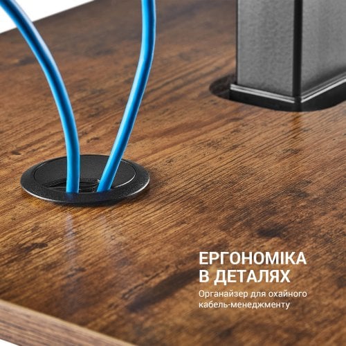 Купити Стіл з електро регулюванням висоти OfficePro ODE119 Brown/Black - ціна в Києві, Львові, Вінниці, Хмельницькому, Франківську, Україні | інтернет-магазин TELEMART.UA фото