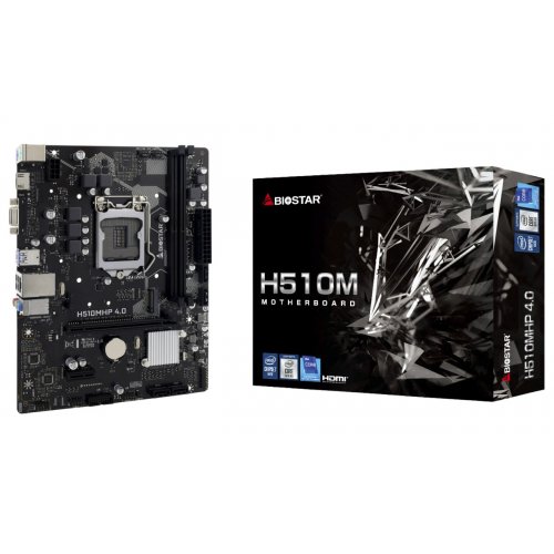 Продати Материнська плата Biostar H510MHP 4.0 (s1200, Intel H470) за Trade-In у інтернет-магазині Телемарт - Київ, Дніпро, Україна фото
