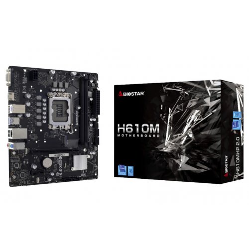 Продати Материнська плата Biostar H610MHP 2.0 (s1700, Intel H610) за Trade-In у інтернет-магазині Телемарт - Київ, Дніпро, Україна фото