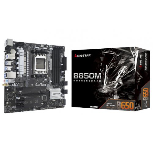 Продати Материнська плата Biostar B650MT-E PRO (sAM5, AMD B650) за Trade-In у інтернет-магазині Телемарт - Київ, Дніпро, Україна фото