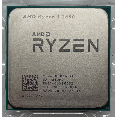 Купить Процессор AMD Ryzen 5 2600 3.4(3.9)GHz 16MB sAM4 Tray (YD2600BBM6IAF) (Восстановлено продавцом, 632115) с проверкой совместимости: обзор, характеристики, цена в Киеве, Днепре, Одессе, Харькове, Украине | интернет-магазин TELEMART.UA фото
