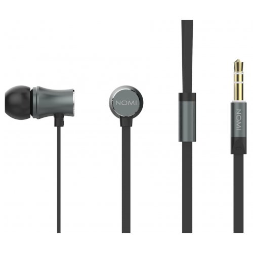 Наушники Nomi NEP-171 Black/Gray купить в Украине: Киев, Днепр, Харьков, Одесса  | Низкая цена, отзывы, характеристики от TELEMART фото