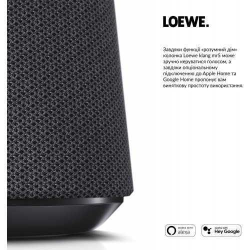 Акустична система Loewe Klang MR5 (60606D10) Basalt Grey купити в Україні: Київ, Львів, Хмельницький, Тернопіль, Івано-Франківськ | Низька ціна, відгуки, характеристики від TELEMART фото