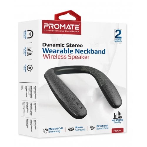 Купить Портативная акустика Promate Hook 6W (hook.black) Black - цена в Харькове, Киеве, Днепре, Одессе
в интернет-магазине Telemart фото