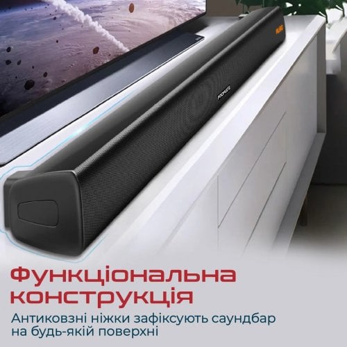 Купить Саундбар Promate StreamBar-30 W 2.1 (streambar-30.black) Black - цена в Харькове, Киеве, Днепре, Одессе
в интернет-магазине Telemart фото