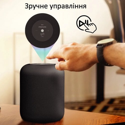 Купити Портативна акустика Promate Boom-10 W (boom-10.black) Black - ціна в Києві, Львові, Вінниці, Хмельницькому, Франківську, Україні | інтернет-магазин TELEMART.UA фото