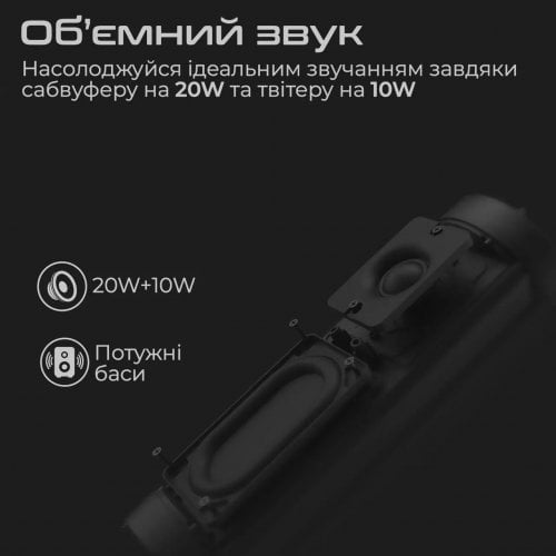 Купить Портативная акустика HiFuture Ripple 30W (ripple.black.) Black - цена в Харькове, Киеве, Днепре, Одессе
в интернет-магазине Telemart фото