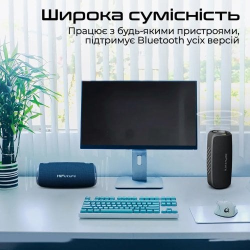 Купить Портативная акустика HiFuture Gravity 45W (gravity.black) Black - цена в Харькове, Киеве, Днепре, Одессе
в интернет-магазине Telemart фото