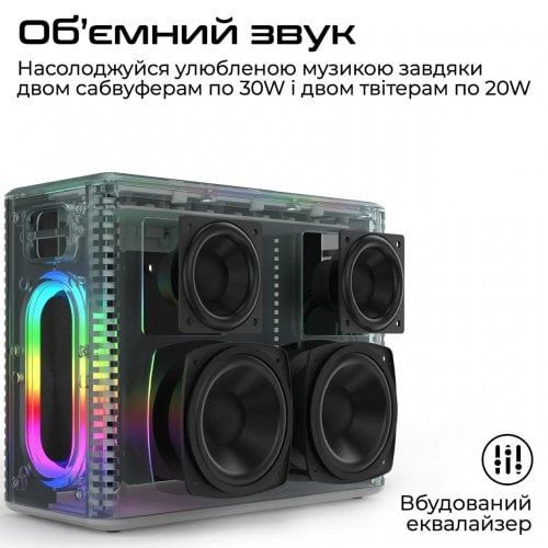 Купити Портативна акустика HiFuture MusicBox 100W (musicbox.black) Black - ціна в Києві, Львові, Вінниці, Хмельницькому, Франківську, Україні | інтернет-магазин TELEMART.UA фото