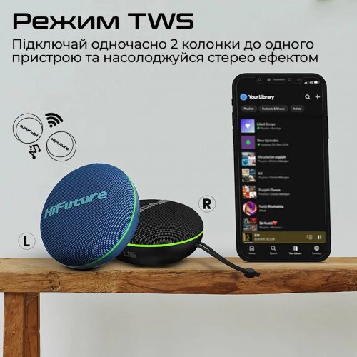 Купить Портативная акустика HiFuture Altus 5W (altus.red) Red - цена в Харькове, Киеве, Днепре, Одессе
в интернет-магазине Telemart фото