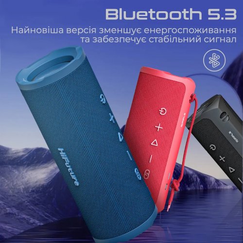 Купити Портативна акустика HiFuture Ripple 30W (ripple.blue.) Blue - ціна в Києві, Львові, Вінниці, Хмельницькому, Франківську, Україні | інтернет-магазин TELEMART.UA фото