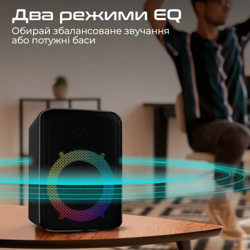 Купити Портативна акустика HiFuture Event 80W (event.black) Black - ціна в Києві, Львові, Вінниці, Хмельницькому, Франківську, Україні | інтернет-магазин TELEMART.UA фото