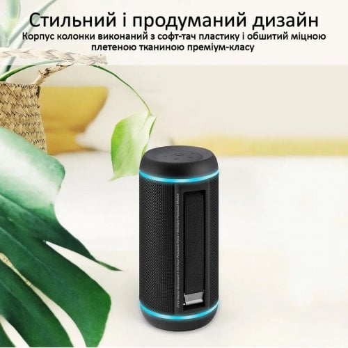 Купить Портативная акустика Promate Silox-Pro 30W (silox-pro.black) Black - цена в Харькове, Киеве, Днепре, Одессе
в интернет-магазине Telemart фото