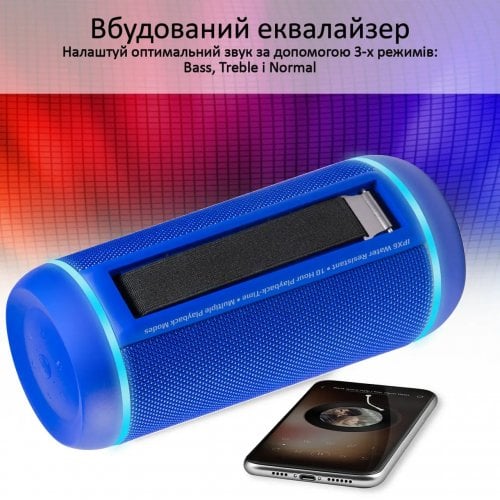 Купить Портативная акустика Promate Silox-Pro 30W (silox-pro.blue) Blue - цена в Харькове, Киеве, Днепре, Одессе
в интернет-магазине Telemart фото