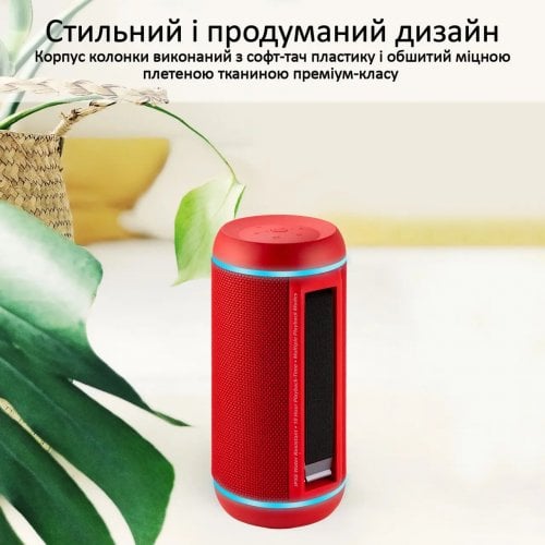 Купить Портативная акустика Promate Silox-Pro 30W (silox-pro.red) Red - цена в Харькове, Киеве, Днепре, Одессе
в интернет-магазине Telemart фото