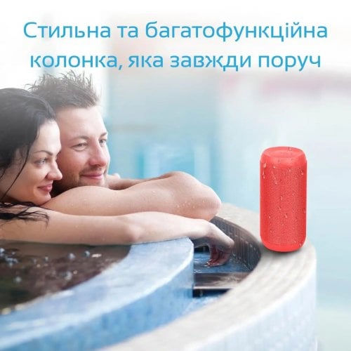 Купить Портативная акустика Promate Silox 20 W (silox.red) Red - цена в Харькове, Киеве, Днепре, Одессе
в интернет-магазине Telemart фото