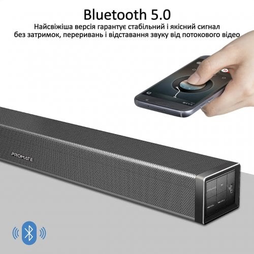 Купить Саундбар Promate BluesBar-20 W 3.1 (bluesbar-20.black) Black - цена в Харькове, Киеве, Днепре, Одессе
в интернет-магазине Telemart фото