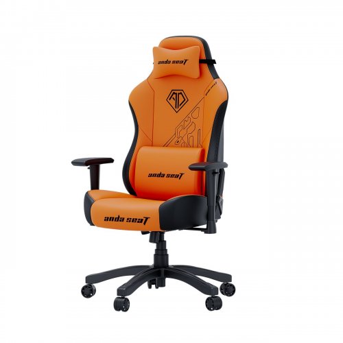 Ігрове крісло Anda Seat Phantom 3 Tiger Edition L (AD18Y-14-OB-PV/C) Orange купити в Україні: Київ, Львів, Хмельницький, Тернопіль, Івано-Франківськ | Низька ціна, відгуки, характеристики від TELEMART фото