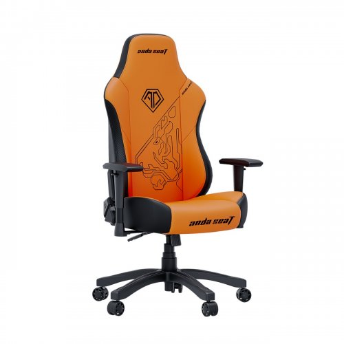 Ігрове крісло Anda Seat Phantom 3 Tiger Edition L (AD18Y-14-OB-PV/C) Orange купити в Україні: Київ, Львів, Хмельницький, Тернопіль, Івано-Франківськ | Низька ціна, відгуки, характеристики від TELEMART фото