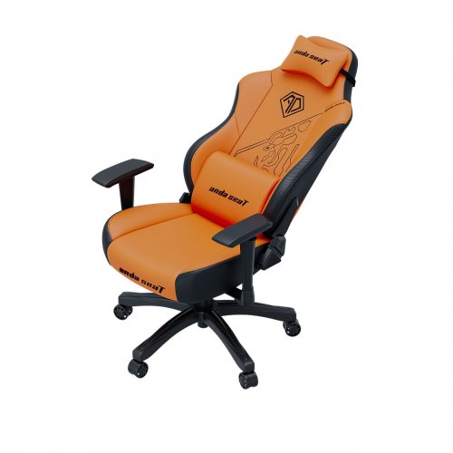 Ігрове крісло Anda Seat Phantom 3 Tiger Edition L (AD18Y-14-OB-PV/C) Orange купити в Україні: Київ, Львів, Хмельницький, Тернопіль, Івано-Франківськ | Низька ціна, відгуки, характеристики від TELEMART фото