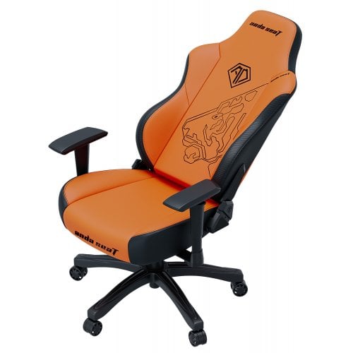 Купити Ігрове крісло Anda Seat Phantom 3 Tiger Edition L (AD18Y-14-OB-PV/C) Orange - ціна в Києві, Львові, Вінниці, Хмельницькому, Франківську, Україні | інтернет-магазин TELEMART.UA фото