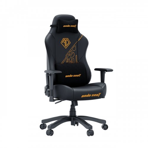 Ігрове крісло Anda Seat Phantom 3 Tiger Edition L (AD18Y-14-B-PV/C) Black купити в Україні: Київ, Львів, Хмельницький, Тернопіль, Івано-Франківськ | Низька ціна, відгуки, характеристики від TELEMART фото