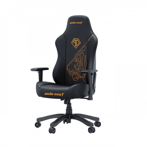 Ігрове крісло Anda Seat Phantom 3 Tiger Edition L (AD18Y-14-B-PV/C) Black купити в Україні: Київ, Львів, Хмельницький, Тернопіль, Івано-Франківськ | Низька ціна, відгуки, характеристики від TELEMART фото