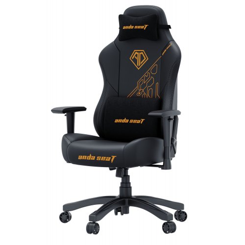 Купити Ігрове крісло Anda Seat Phantom 3 Tiger Edition L (AD18Y-14-B-PV/C) Black - ціна в Києві, Львові, Вінниці, Хмельницькому, Франківську, Україні | інтернет-магазин TELEMART.UA фото