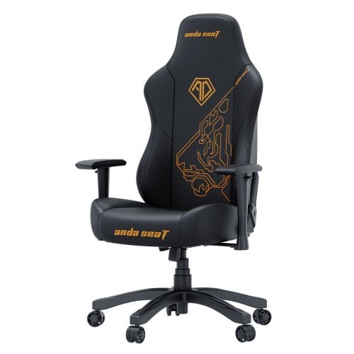 Купити Ігрове крісло Anda Seat Phantom 3 Tiger Edition L (AD18Y-14-B-PV/C) Black - ціна в Києві, Львові, Вінниці, Хмельницькому, Франківську, Україні | інтернет-магазин TELEMART.UA фото