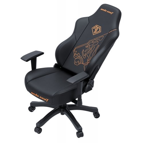 Купити Ігрове крісло Anda Seat Phantom 3 Tiger Edition L (AD18Y-14-B-PV/C) Black - ціна в Києві, Львові, Вінниці, Хмельницькому, Франківську, Україні | інтернет-магазин TELEMART.UA фото