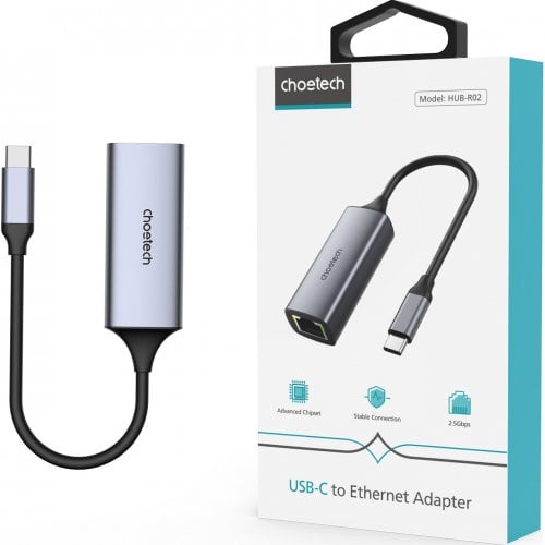 Купить Сетевая карта Choetech USB Type-C (HUB-R02) - цена в Харькове, Киеве, Днепре, Одессе
в интернет-магазине Telemart фото