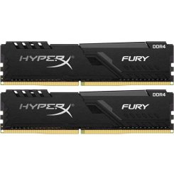 Озп HyperX DDR4 16GB (2x8GB) 3600Mhz Fury Black (HX436C17FB3K2/16) (Відновлено продавцем, 632523)