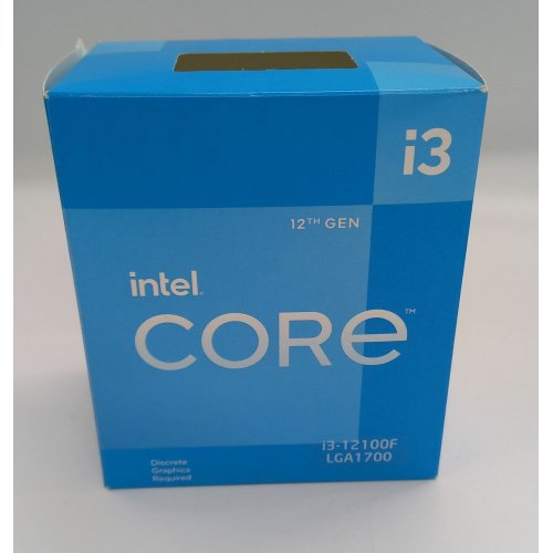 Купить Процессор Intel Core i3-12100F 3.3(4.3)GHz 12MB s1700 Box (BX8071512100F) (Восстановлено продавцом, 632527) с проверкой совместимости: обзор, характеристики, цена в Киеве, Днепре, Одессе, Харькове, Украине | интернет-магазин TELEMART.UA фото
