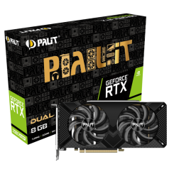 Відеокарта Palit GeForce RTX 2060 Super Dual 8192MB (NE6206S018P2-1160A) (Відновлено продавцем, 632539)