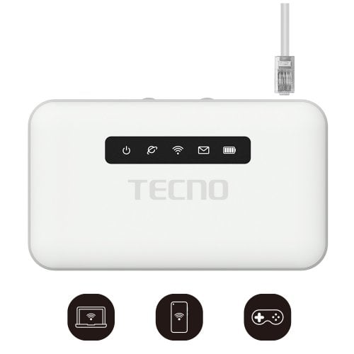 Купити Wi-Fi роутер Tecno TR118 4G-LTE (4895180763953) - ціна в Києві, Львові, Вінниці, Хмельницькому, Франківську, Україні | інтернет-магазин TELEMART.UA фото