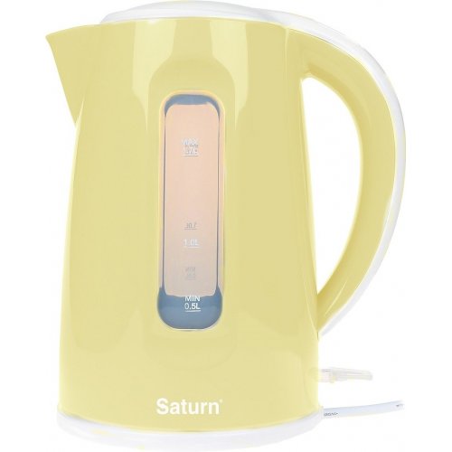 Электрочайник Saturn ST-EK8435 Yellow/White купить в Украине: Киев, Днепр, Харьков, Одесса  | Низкая цена, отзывы, характеристики от TELEMART фото
