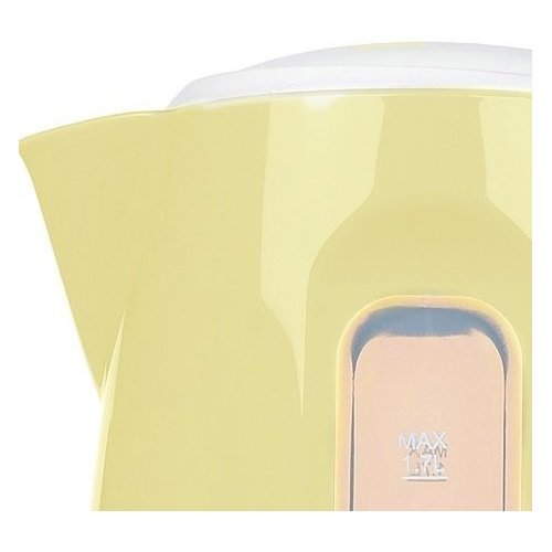 Электрочайник Saturn ST-EK8435 Yellow/White купить в Украине: Киев, Днепр, Харьков, Одесса  | Низкая цена, отзывы, характеристики от TELEMART фото