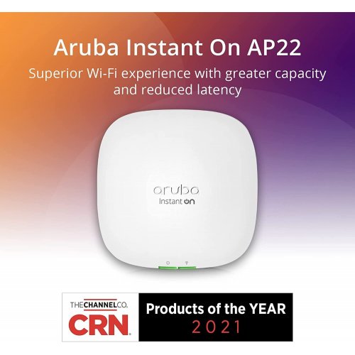 Wi-Fi точка доступа Aruba Instant On AP22 with PSU (R6M50A) купить в Украине | Telemart фото