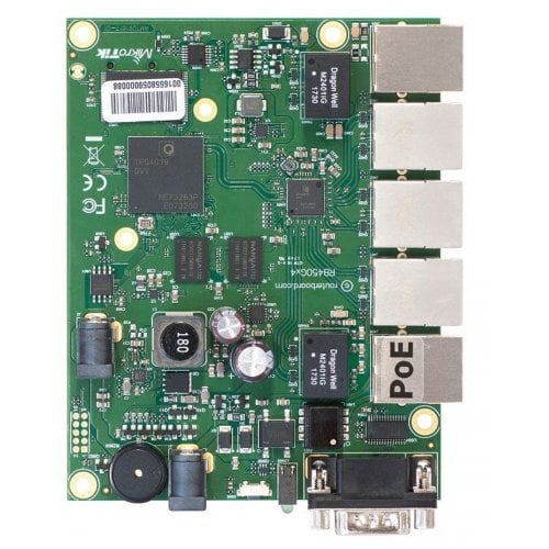 Купить Маршрутизатор Mikrotik RouterBOARD RB450Gx4 (RB450Gx4) - цена в Харькове, Киеве, Днепре, Одессе
в интернет-магазине Telemart фото