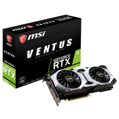 Видеокарта MSI GeForce RTX 2080 VENTUS 8192MB (RTX 2080 VENTUS 8G) (Восстановлено продавцом, 632853)