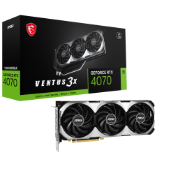 Уценка видеокарта MSI GeForce RTX 4070 VENTUS 3X OC 12288MB (RTX 4070 12GB VENTUS 3X OC) (Следы использования, 632894)