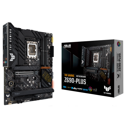 Материнська плата Asus TUF GAMING Z690-PLUS (s1700, Z690) (Відновлено продавцем, 633190) купити з перевіркою сумісності: огляд, характеристики, ціна у Києві, Львові, Вінниці, Хмельницькому, Івано-Франківську, Україні | інтернет-магазин TELEMART.UA фото