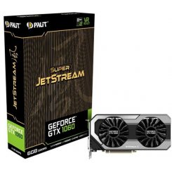Видеокарта Palit GeForce GTX 1060 Super JetStream 6144MB (NE51060S15J9-1060J) (Восстановлено продавцом, 633362)