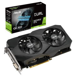 Видеокарта Asus GeForce GTX 1660 SUPER Dual Evo OC 6144MB (DUAL-GTX1660S-O6G-EVO) (Восстановлено продавцом, 633383)