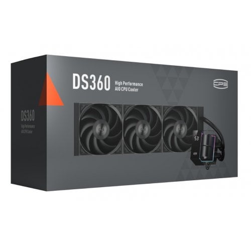 Готова СВО PCCooler DS360 Black купити з перевіркою сумісності: огляд, характеристики, ціна у Києві, Львові, Вінниці, Хмельницькому, Івано-Франківську, Україні | інтернет-магазин TELEMART.UA фото