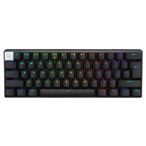 Купить Клавиатура Logitech G PRO X 60 TKL GX Optical Tactile (920-011911) Black - цена в Харькове, Киеве, Днепре, Одессе
в интернет-магазине Telemart фото