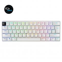 Клавіатура Logitech G PRO X 60 TKL GX Optical Tactile (920-011930) White